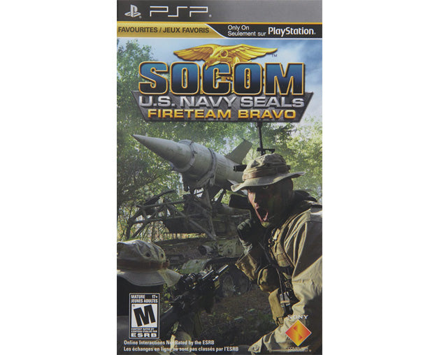 Socom US Navy Seals Fireteam Bravo (Sony PSP, 2005) UMD w/ Manual Register  Card